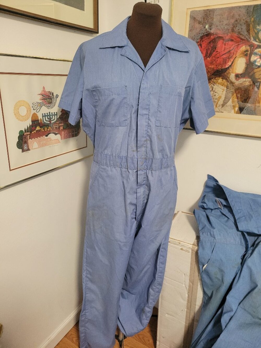 Vintage Blue Jumpsuit/Overalls/Worksuit from Dickies 1970's
